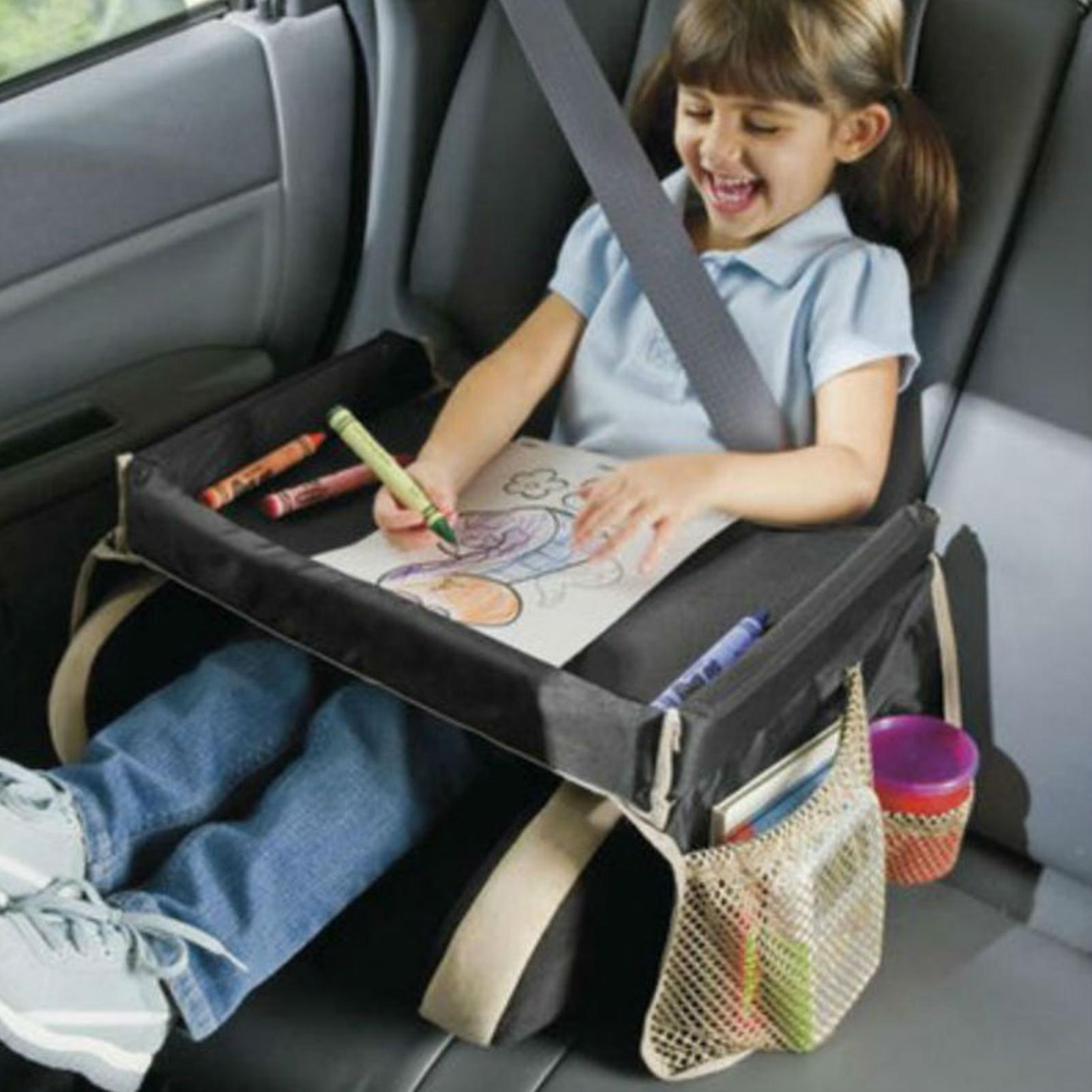 Desk Setup Girl - Autotafeltje voor kinderen, peuter autostoel laptoptafel,