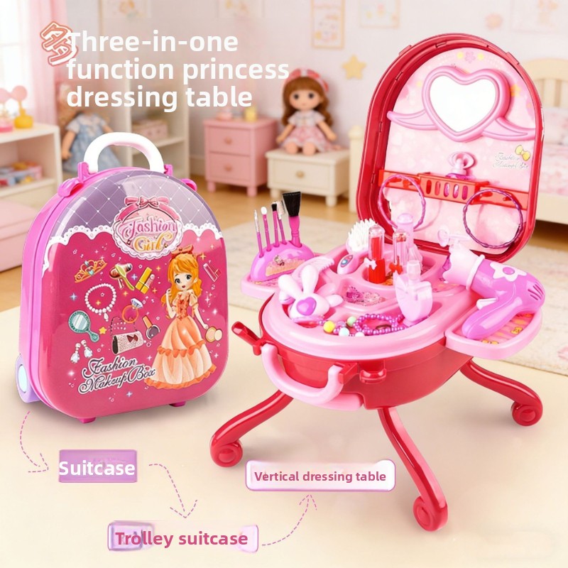 Desk Setup Girl - Kawaii Kids Imitatie Familie Speelset Make-uptafel