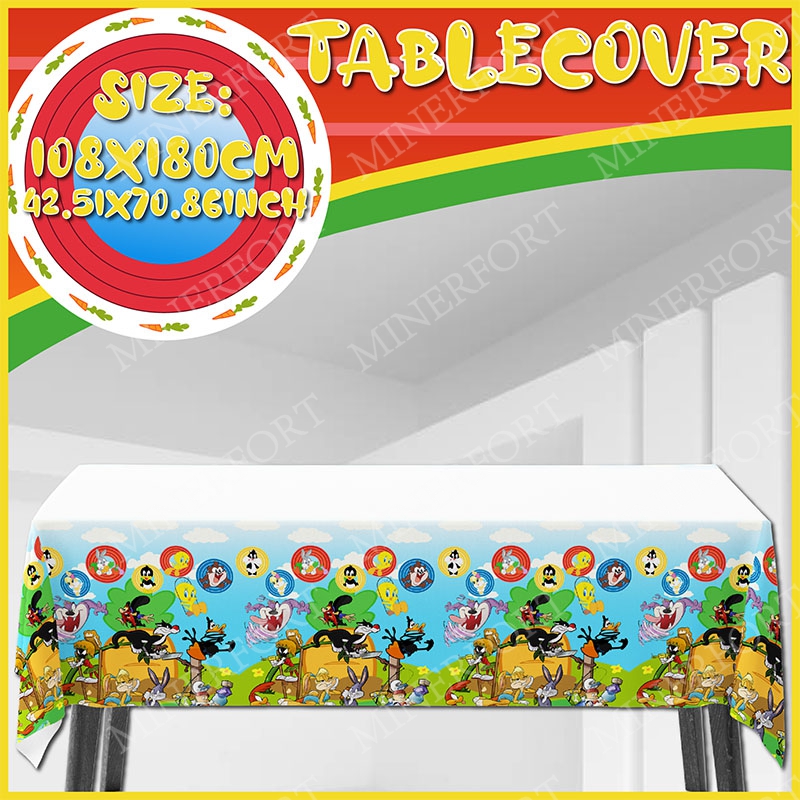 Desk Setup Girl - Looney Tunes Tafelkleed Rechthoek Fiesta Home