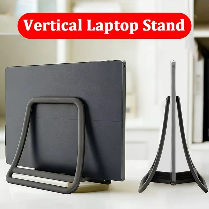 Desk Setup Macbook - Antislip verticale laptopstandaard Afneembare laptops Desktopstandaard