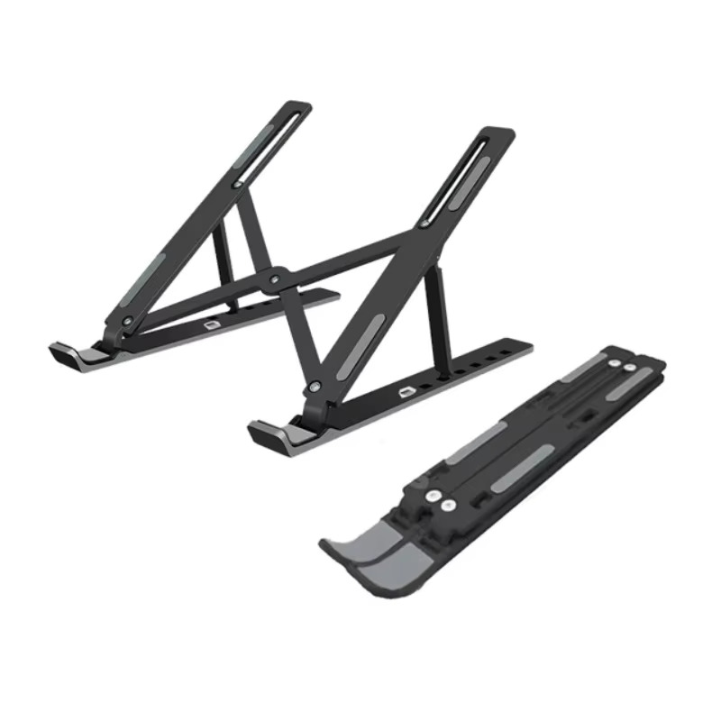 Desk Setup Macbook - Verstelbare laptopstandaard, draagbare opvouwbare notebookhouder voor