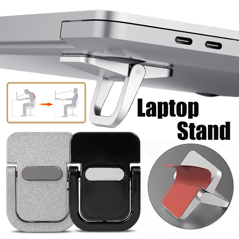 Desk Setup Macbook - 2 stuks toetsenbordstandaards, mini-laptopstandaard voor bureau,
