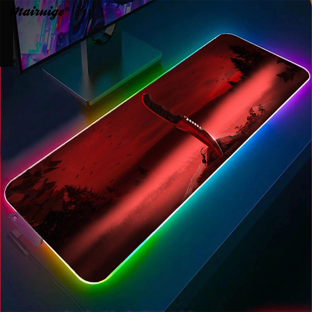 Desk Setup Gaming And Work - Mousemat Xxl Rubberen Mat Mes Toetsenbord