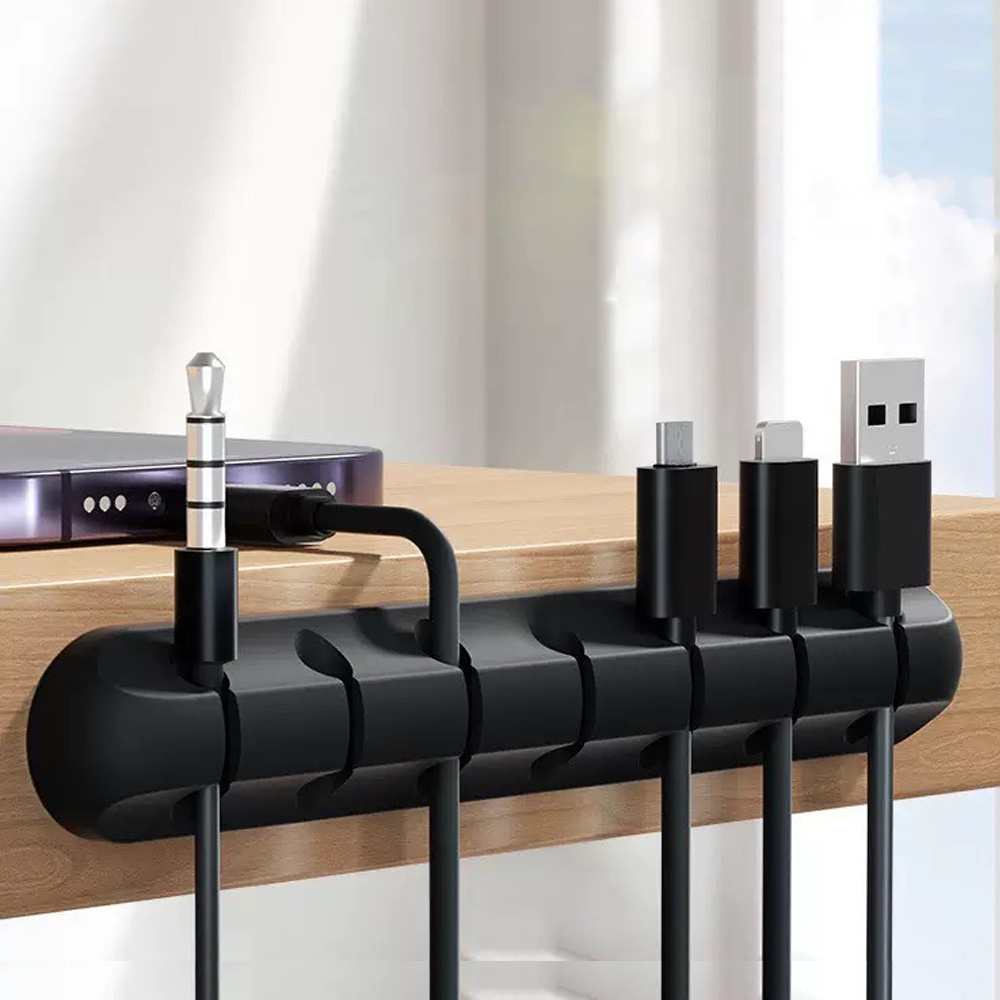 Desk Setup Cable Management - Kabel Snoer Draad Organisator Siliconen USB