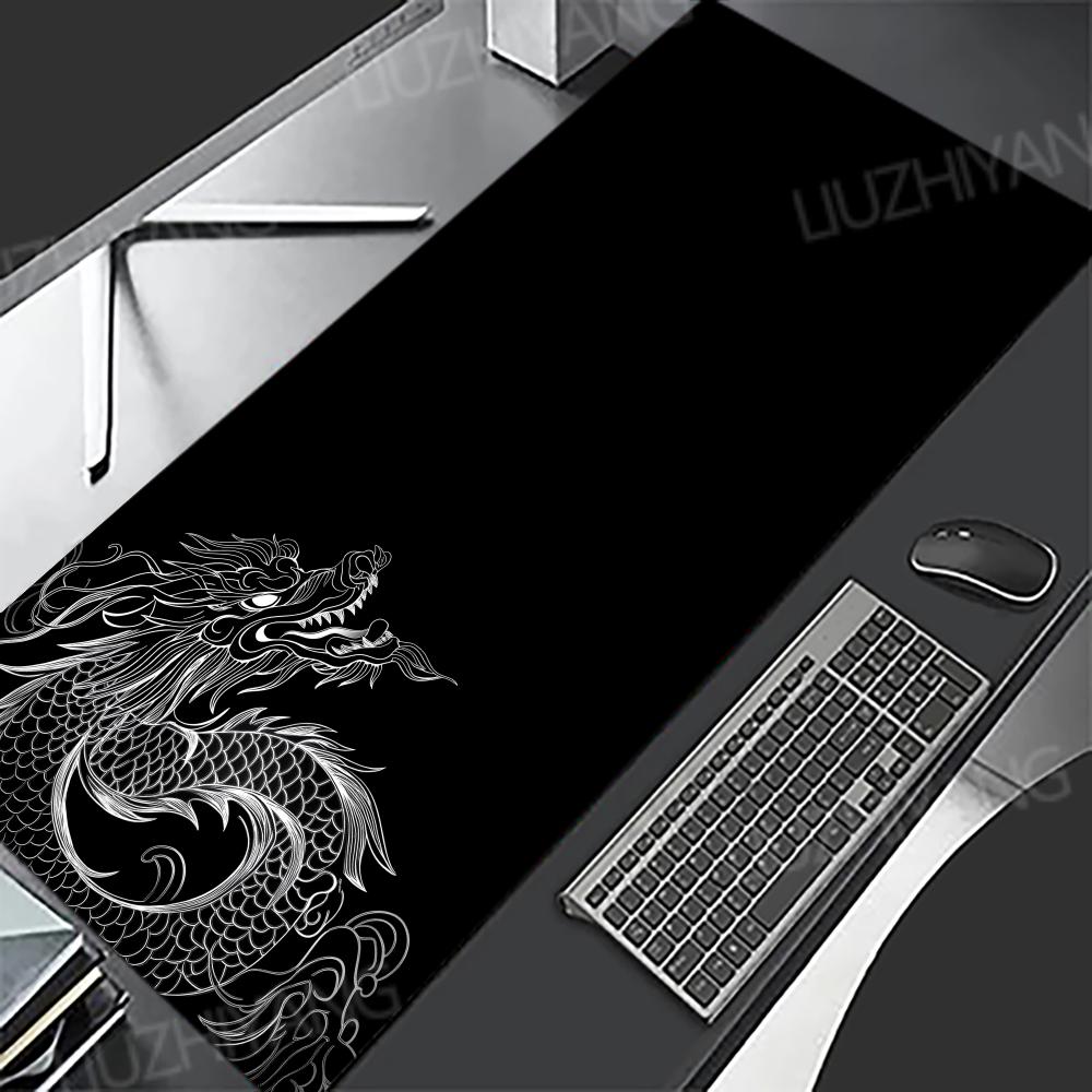 Desk Setup Game - Japan Dragon Muismat Rubberen antislip toetsenbordtafelmatten