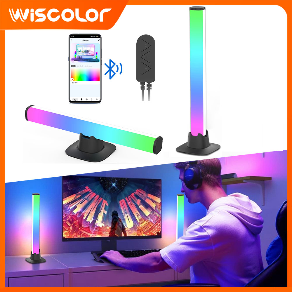 Desk Setup With Tv - RGB LED-lichten Bar Bluetooth Setup Ambient