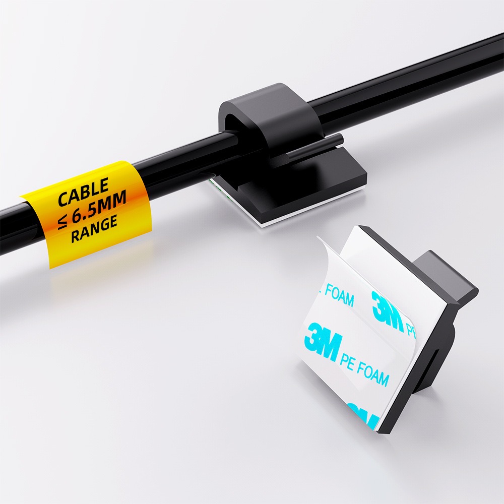 R-vormige transparante plastic - Desk Setup Cable Management recensie en prijs