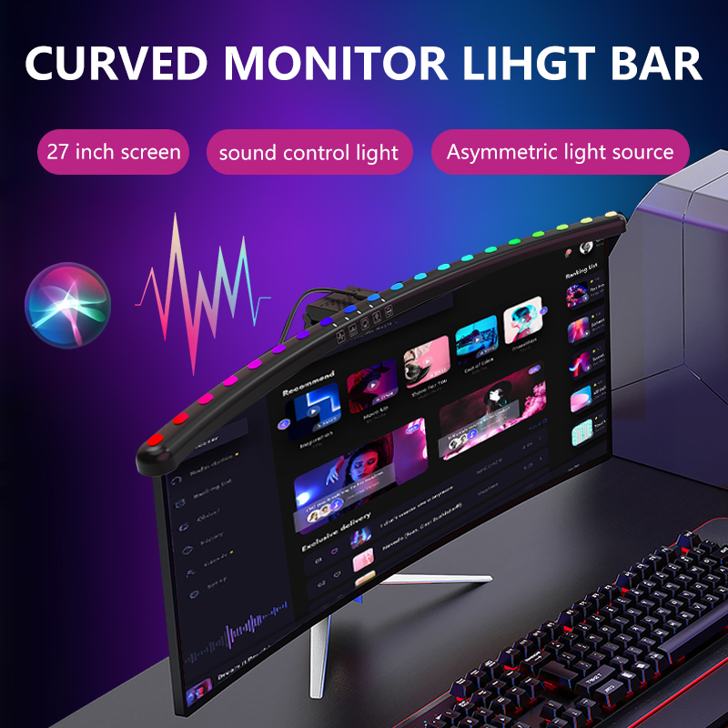 RGBIC Monitor Lichtbalk Dimbaa - Desk Setup No Monitor recensie en prijs