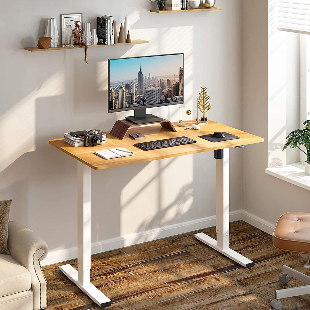 48x24 elektrisch sta-bureau ui - Desk Setup One Monitor recensie en prijs