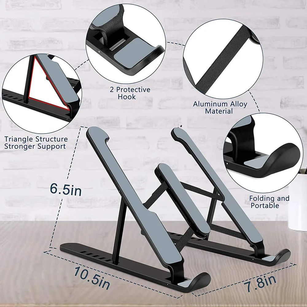 Opvouwbare laptopstandaard Ver - Desk Setup Macbook recensie en prijs