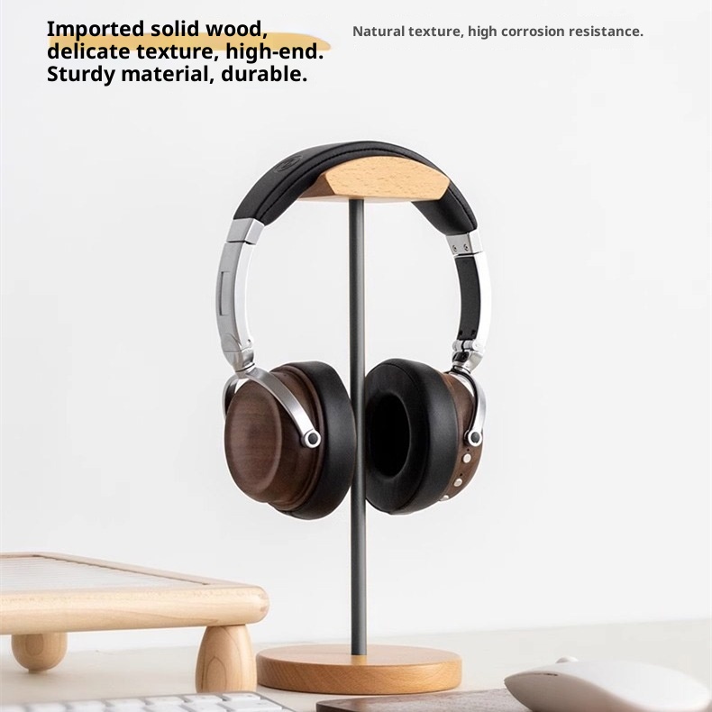 Houten en aluminium hoofdtelef - Desk Setup Game recensie en prijs