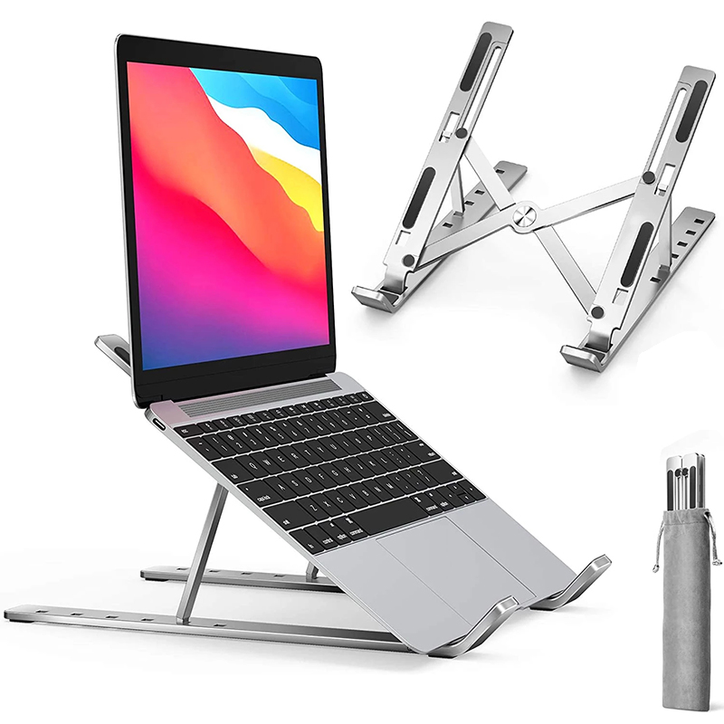 Metalen draagbare opvouwbare l - Desk Setup Macbook recensie en prijs