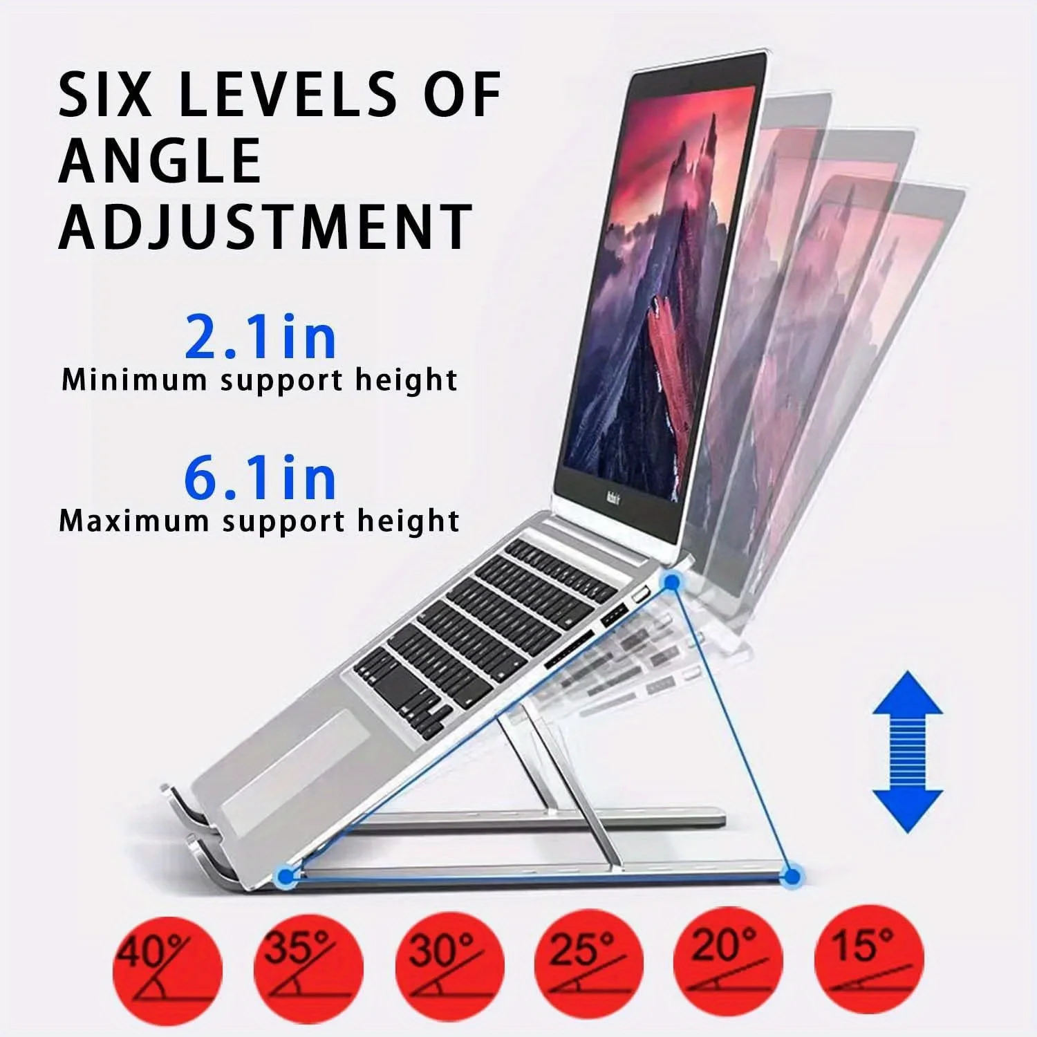 Opvouwbare aluminium laptopsta - Desk Setup Macbook recensie en prijs