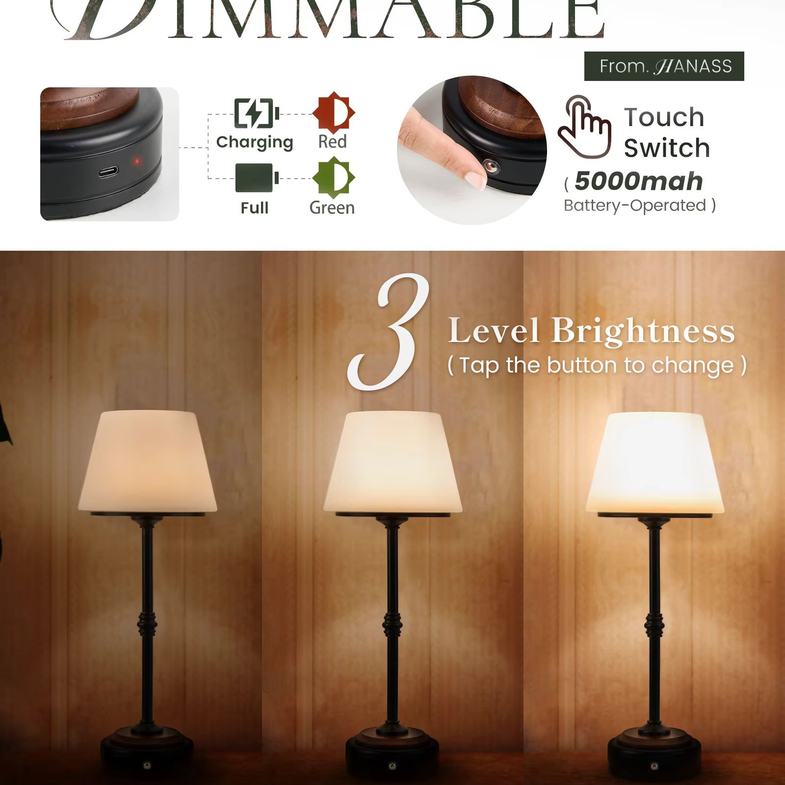 Draadloze tafellampenset met 5 - Desk Setup Light recensie en prijs