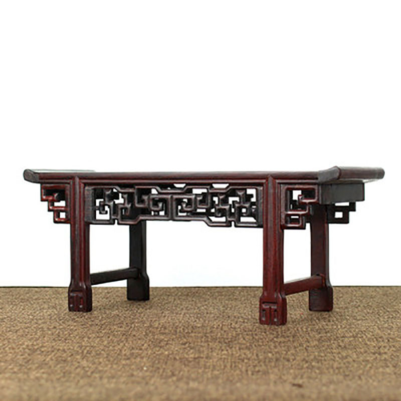 Kleine mahoniehouten Boeddha-t - Desk Setup Retro recensie en prijs