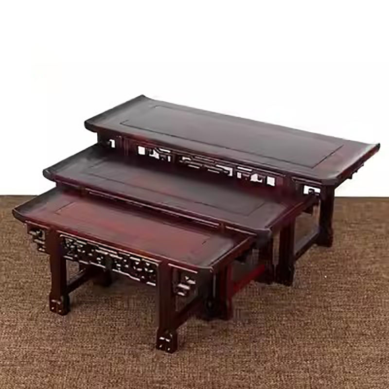Kleine mahoniehouten Boeddha-t - Desk Setup Retro recensie en prijs