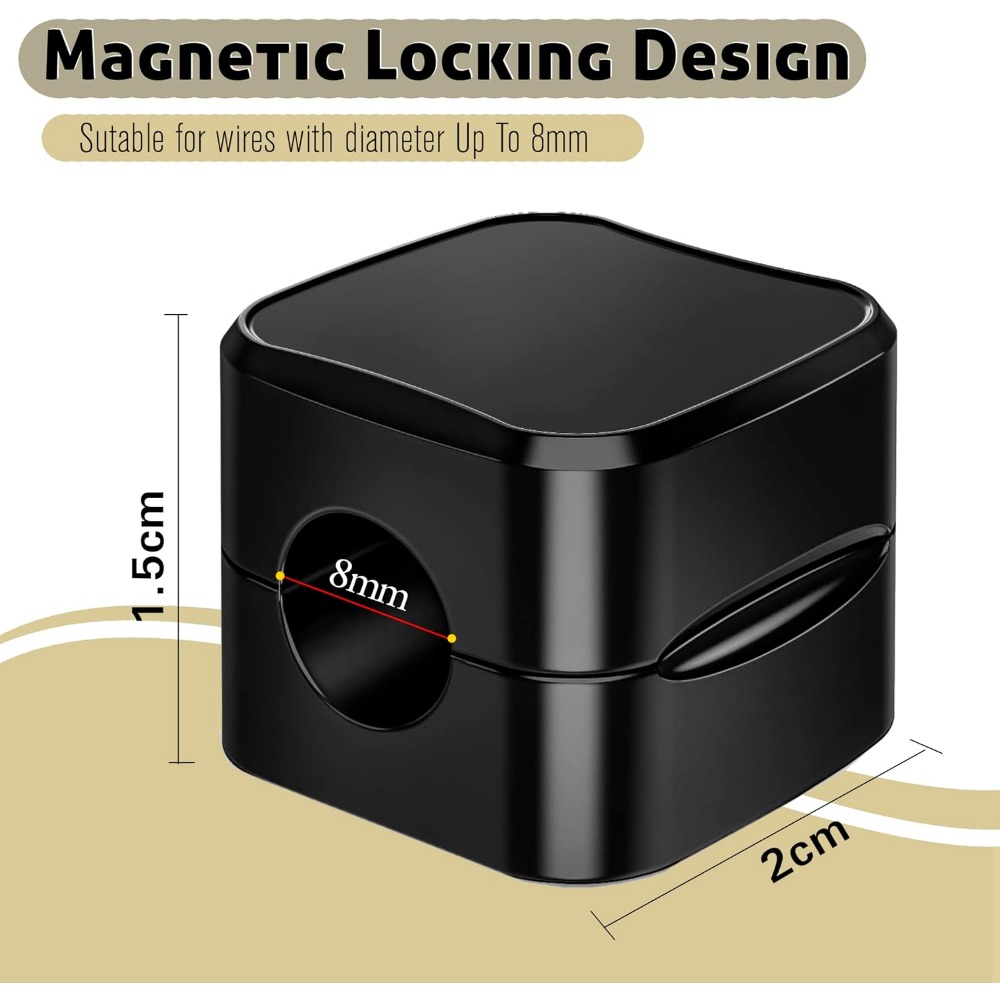 Magnetische kabelclips voor sn - Desk Setup Cable Management recensie en prijs