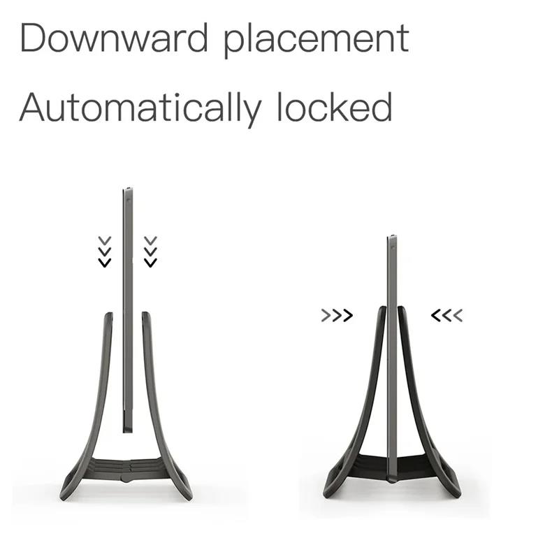 Antislip verticale laptopstand - Desk Setup Macbook recensie en prijs