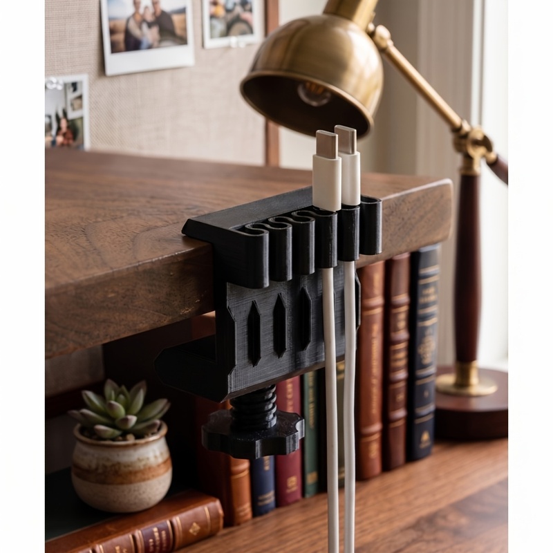 3 desktop-kabelmanagers met US - Desk Setup Cable Management recensie en prijs