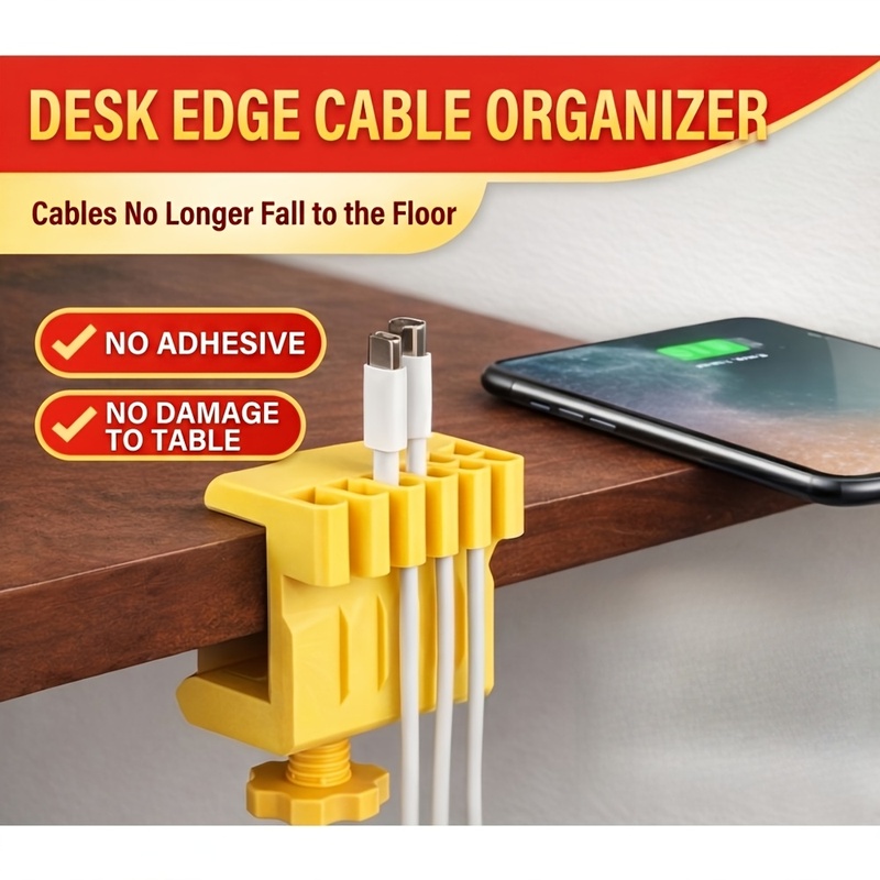 3 desktop-kabelmanagers met US - Desk Setup Cable Management recensie en prijs