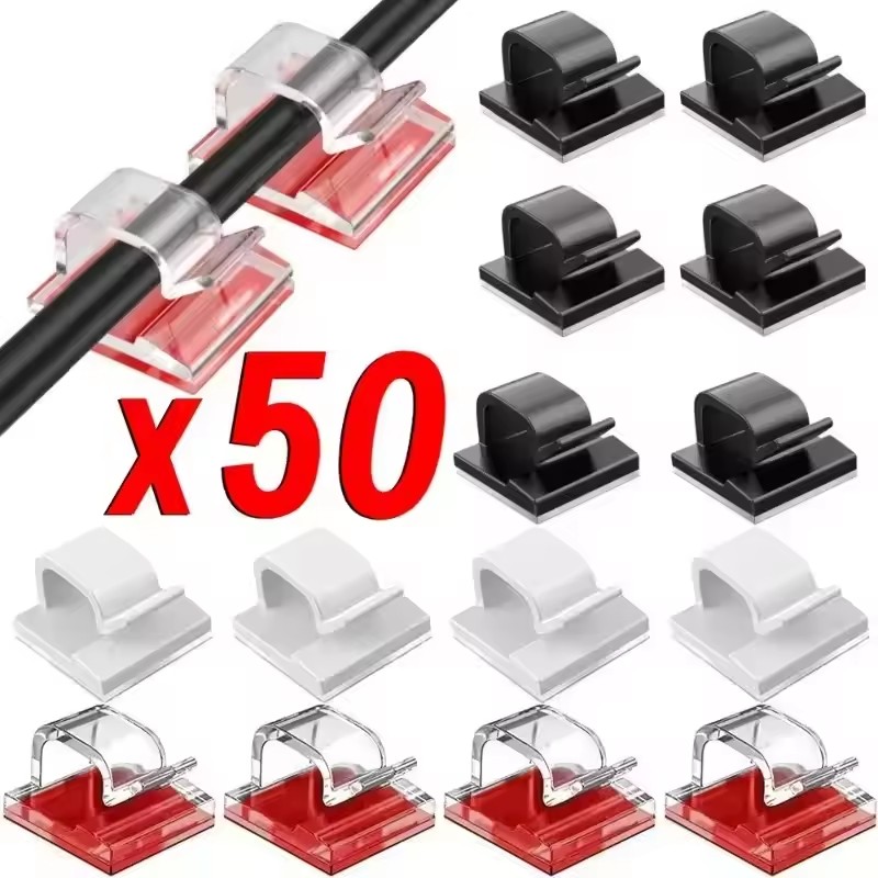 10/20/50PCS Kabel Organizer Cl - Desk Setup Cable Management recensie en prijs