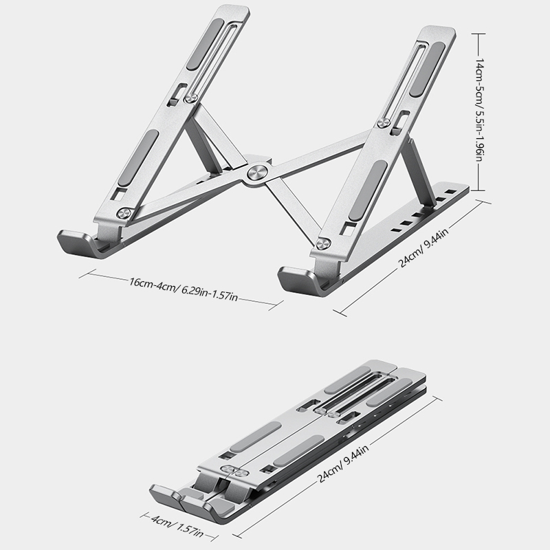Opvouwbare aluminium laptopsta - Desk Setup Macbook recensie en prijs