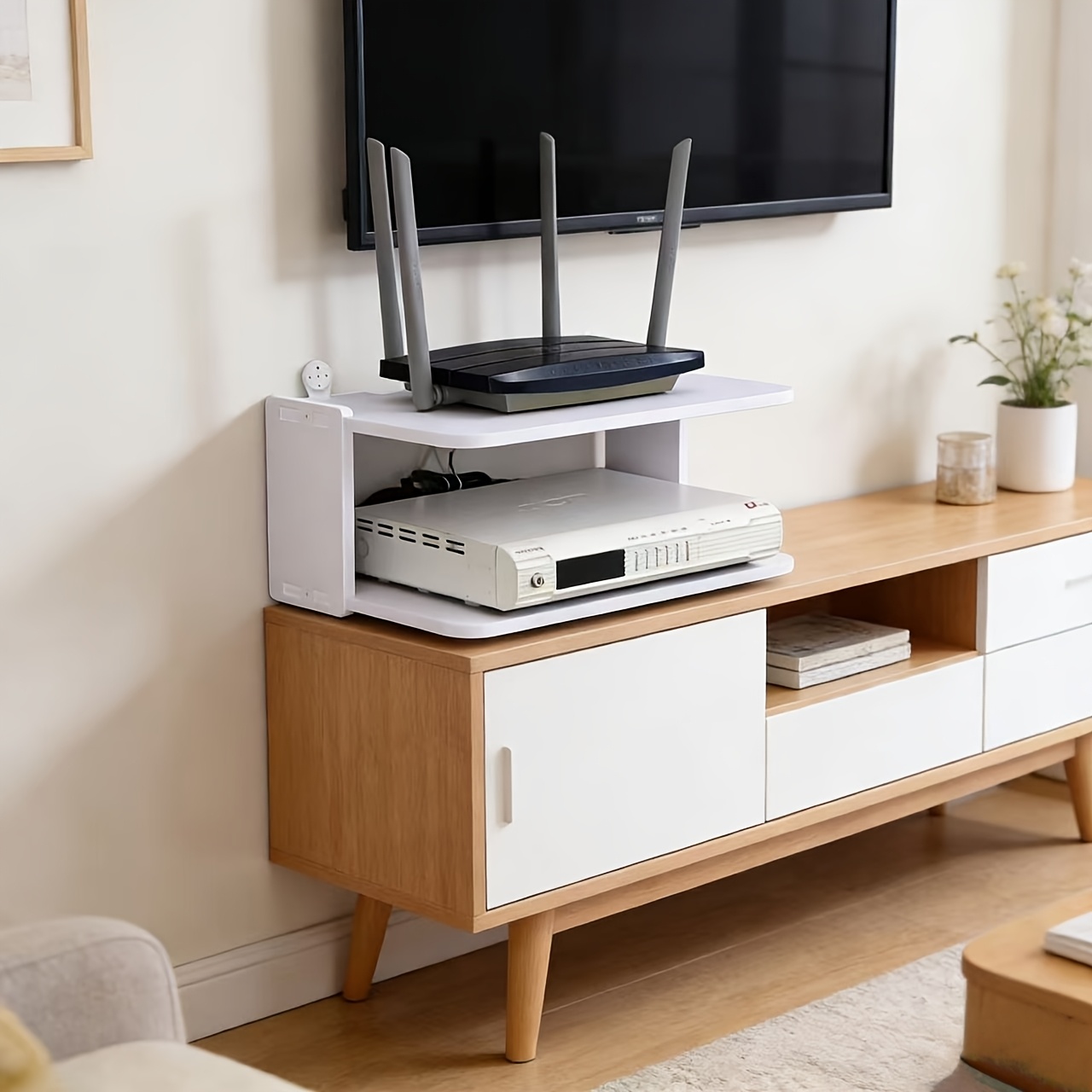 Wandgemonteerde router- en kab - Desk Setup With Tv recensie en prijs