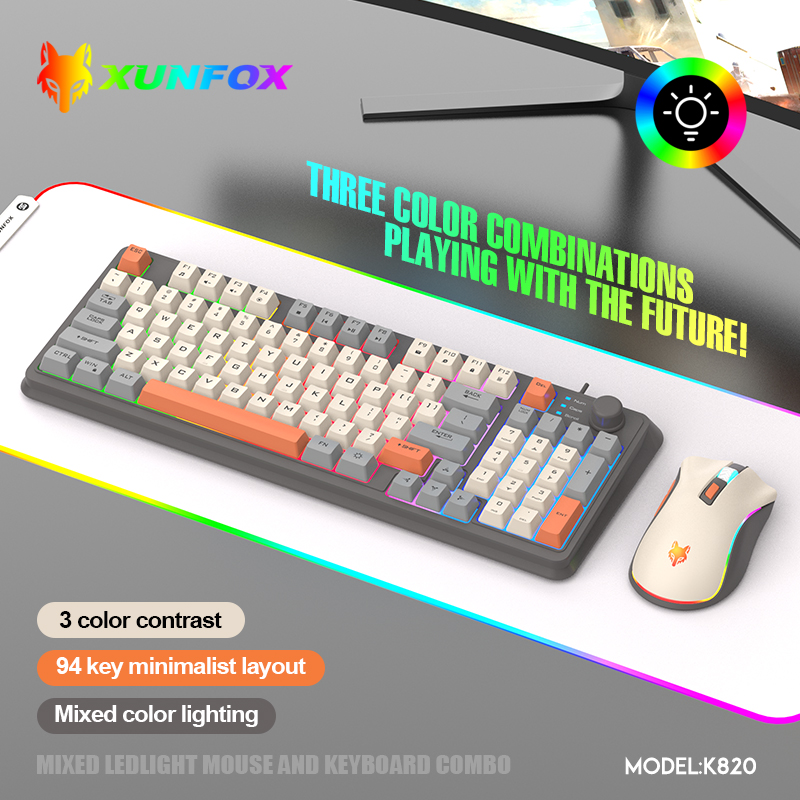K820 USB Bedraad speltoetsenbo - Desk Setup Game recensie en prijs
