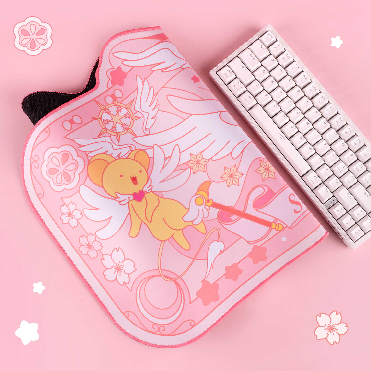 Cartoon Roze Rubberen Muismat  - Desk Setup Girl recensie en prijs