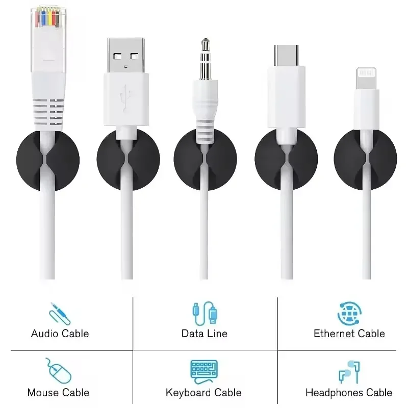 5/50 Stuks Desktop Muur Kabel  - Desk Setup Cable Management recensie en prijs