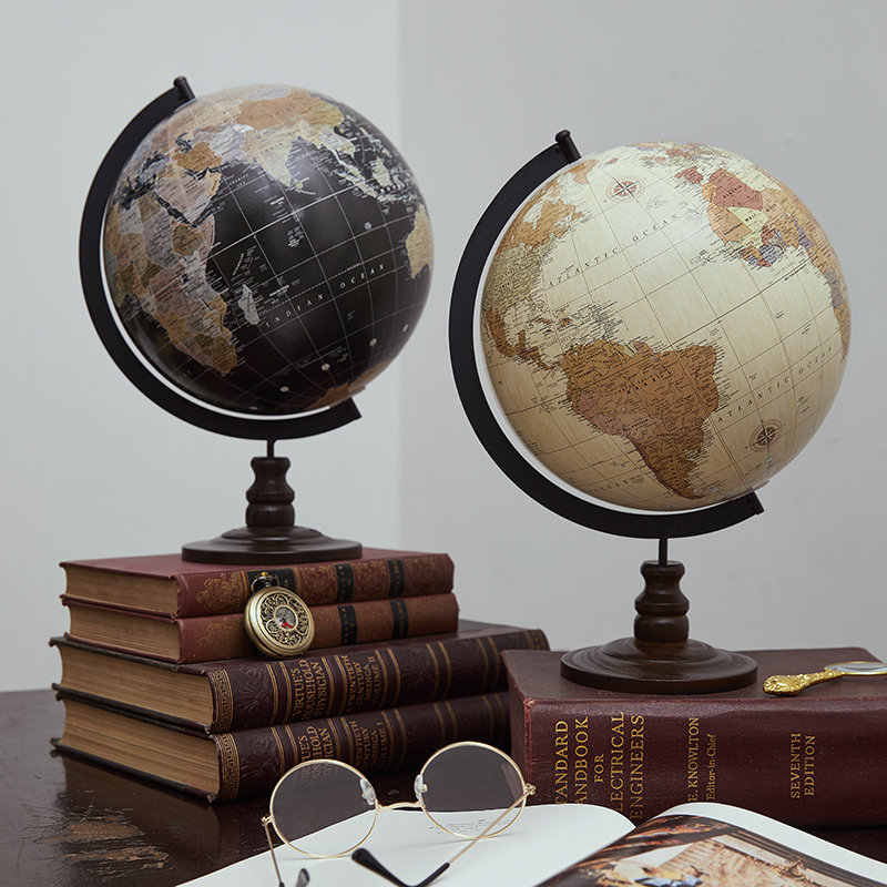 Wereld Globo Mapa Vintage Euro - Desk Setup Retro recensie en prijs