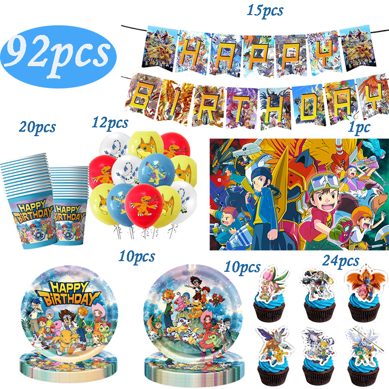 Digimon thema verjaardagsparty - Desk Setup Girl recensie en prijs