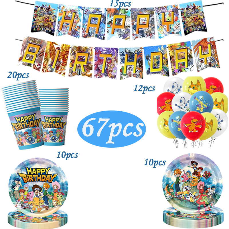 Digimon thema verjaardagsparty - Desk Setup Girl recensie en prijs
